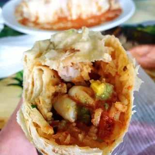 Regular Shrimp Burrito