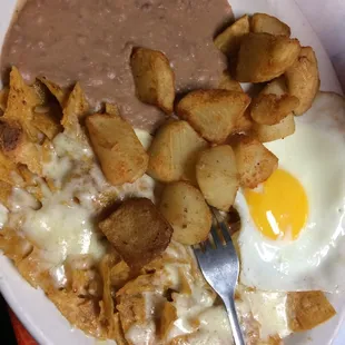 Chilaquiles added egg