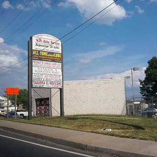 View from the intersection. Just accross from Tic Toc Liquors