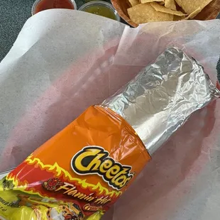 Cheeto Burrito