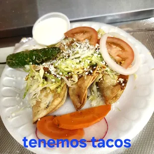 Tacos  dorados de Res