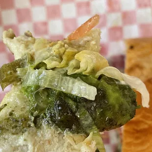 Spoiled avocado.
