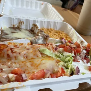 Enchiladas Plate
