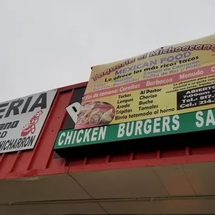 a sign for a mexican restaurant