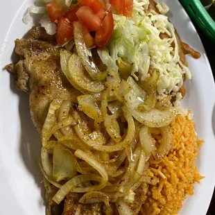 Pechugas en Pollo a la Plancha Dinner
