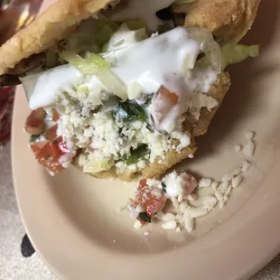 Gordita! Sope and tacos