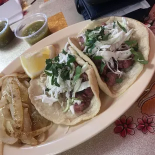 Tacos de lengua