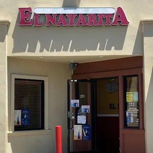 entrance to restaurant