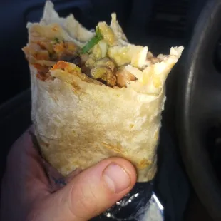 Carne asada burrito