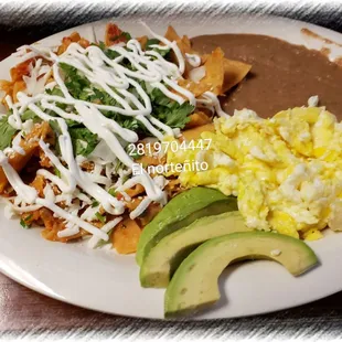 Ricos chilaquiles , delicious breakfast