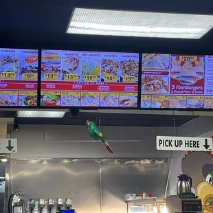 Not very clear but this is the menu