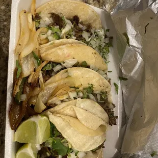 Carne asada tacos