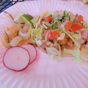 Shrimp taco