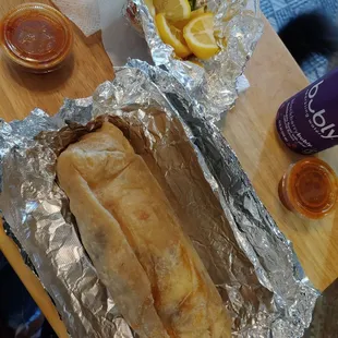 Carne asada burrito