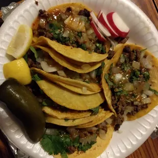 Lots of meat and a spicy salsa for just $1!