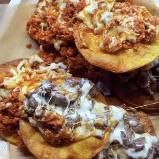 Volcanes de ribeye y longaniza