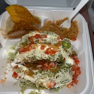 4. Two Hard Tacos Plate