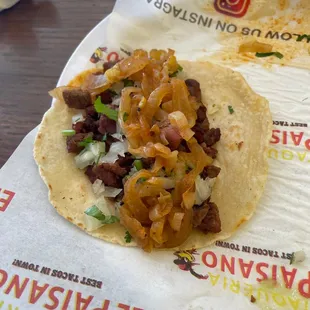 My last taco