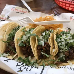 Tacos de bistec
