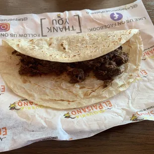 Barbacoa Taco