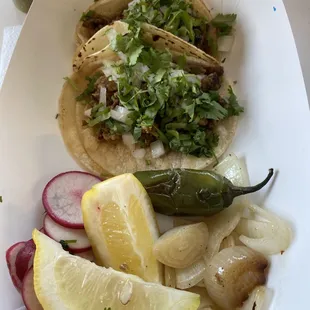 Carne asada tacos