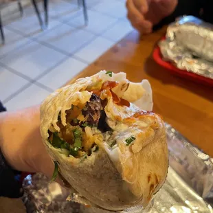 Burrito cachete inside