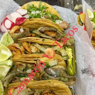 Shrimp tacos