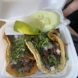 Tacos and burritos are excellent!  Cash only unless order online!