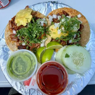 2 Al pastor tacos