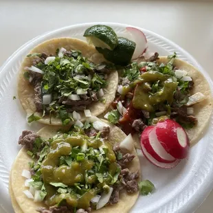 Carne asada Tacos