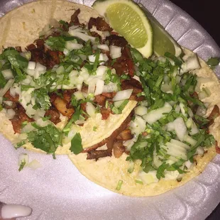 Best tacos ever! Totally recommend the al pastor and asada tacos