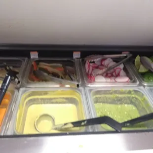 Bomb ass salsa bar