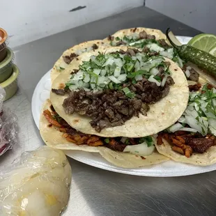 Tacos al Pastor and adada tacos