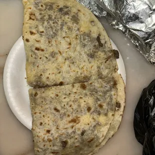 1 whole 14" quesadilla!