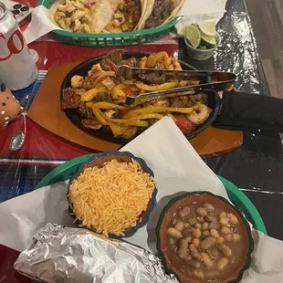 Tacos and fajitas