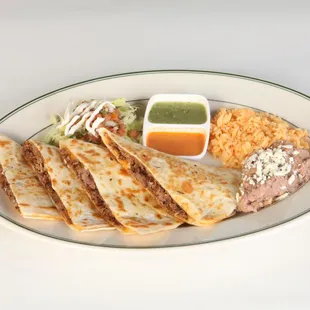 Quesadilla with flour tortilla