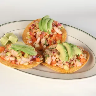 Tostadas de Ceviche