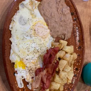 Breakfast special huevos rancheros minus the rancheros