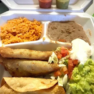 Taquitos Plate
