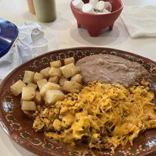 Chorizo and Egg Plate (add cheese)