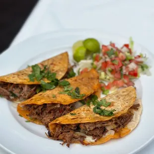 QUEZABIRRIA/ BIRRIA TACOS   $12.95 FOR THE ORDER