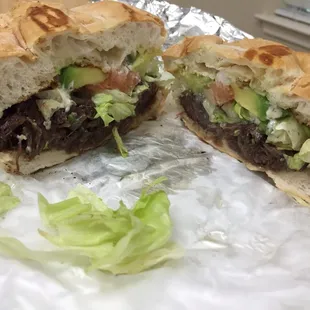 Top notch barbacoa torta ($5)