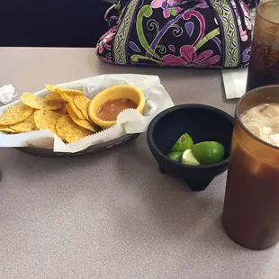 Salsa and horchata