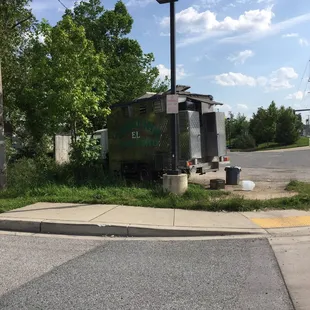 a taqueria on the side of the road