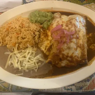 Tres enchiladas