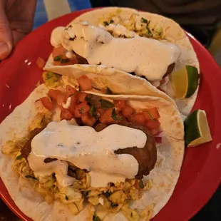 2 tacos