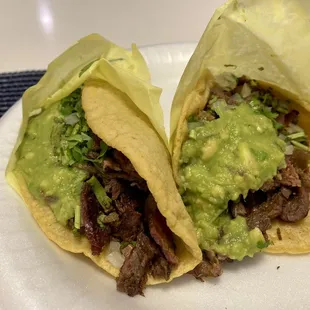 Traditional Tacos, handmade tortillas 100% Authentic