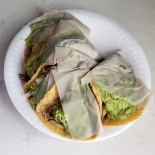 Asada and Al Pastor tacos