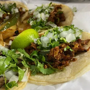 a close up of a taco