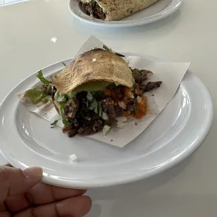 Vampiro de asada, not cruchy like it should be, it was stale tortillas. Salsa usually spicy but it was mild.